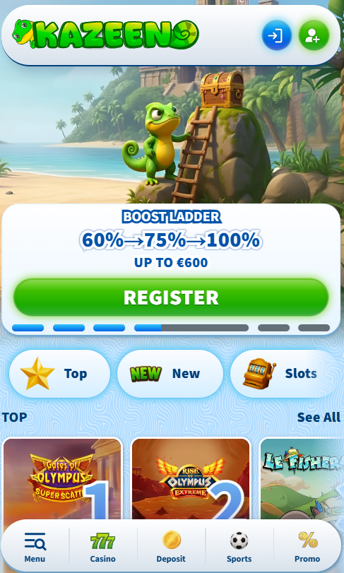 Kazeeno Casino mobile